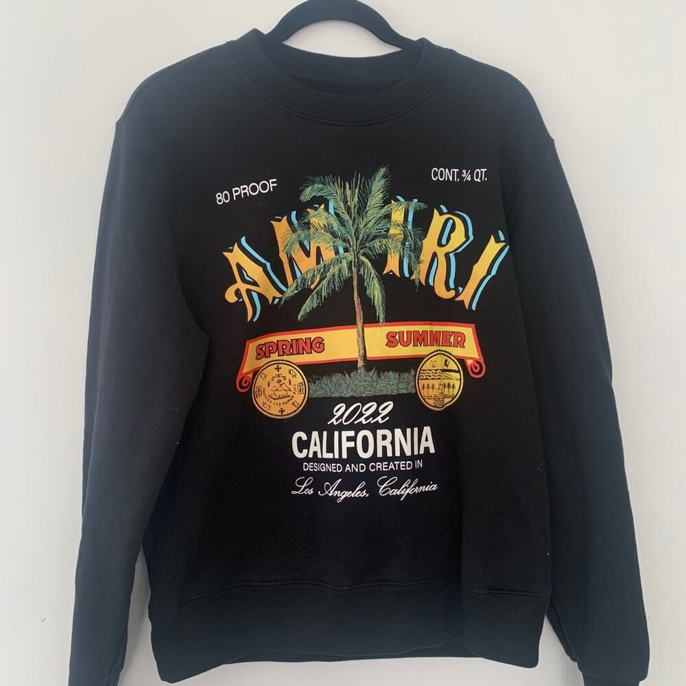 Unisex Amiri Limited Edition California Crew Neck Sweatshirt